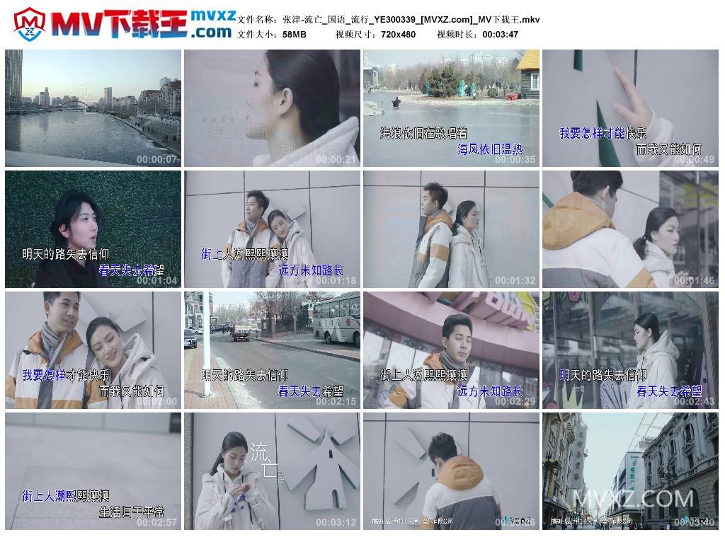 张津-流亡_国语_流行_YE300339